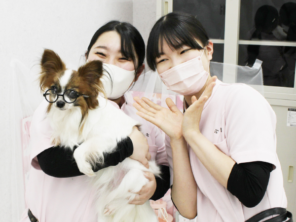 ２年生とモデル犬の写真撮影会♪～PART②～